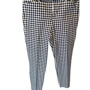 Old Navy Checkered Blue and White Pants